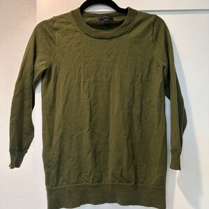 J. Crew Olive Knit Top